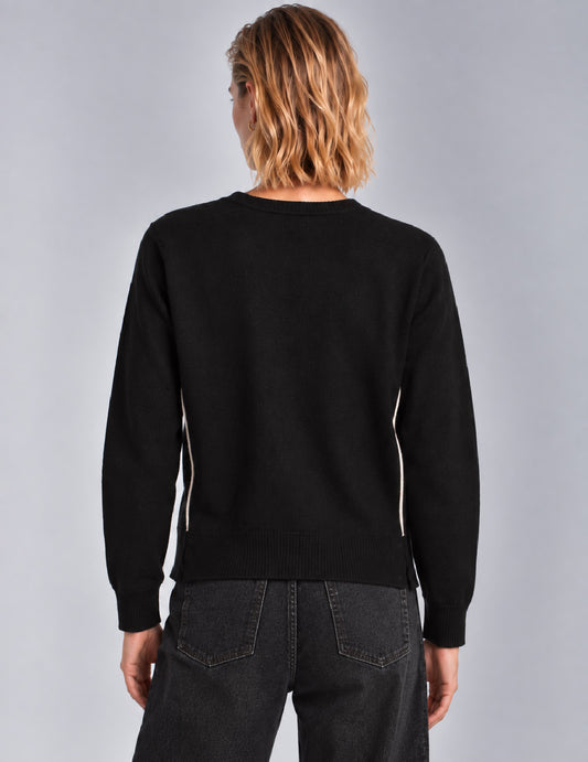 CARDIGAN CON CHIUSURA A NASTRINI - back - 002