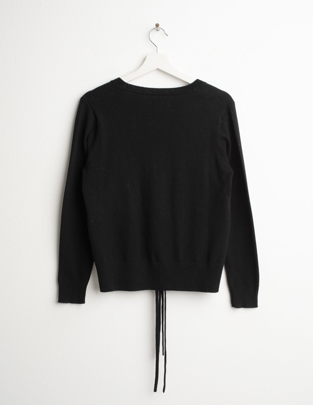 CARDIGAN CON CHIUSURA A NASTRINI donna black fw26w04mk cc-a0951 MAGLIA M/L CARDIGAN UNITO WOMAN