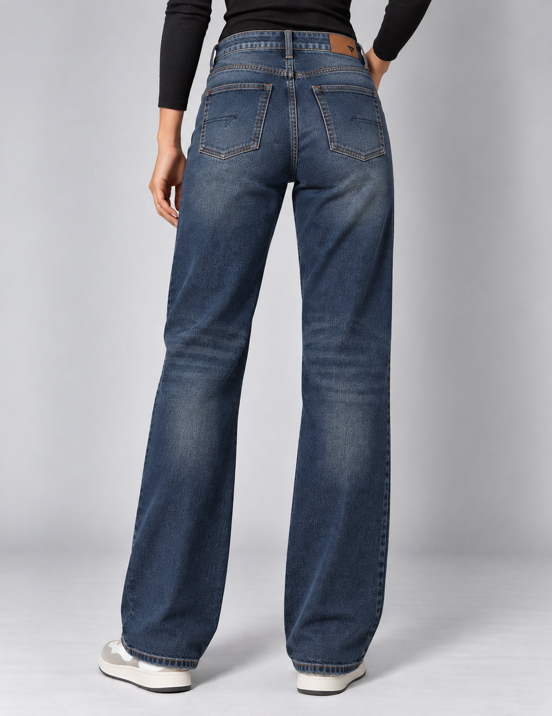 PANTALONE DENIM WOMAN woman middle blue fw26w08pd cc-a1101 PANTALONE DENIM WOMAN