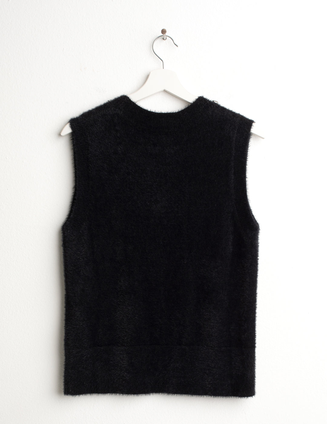 MAGLIA GIROCOLLO SMANICATA CON PIETRE RICAMATE donna black fw26w64ms cc-a0951 MAGLIA S/M G/C UNITO WOMAN