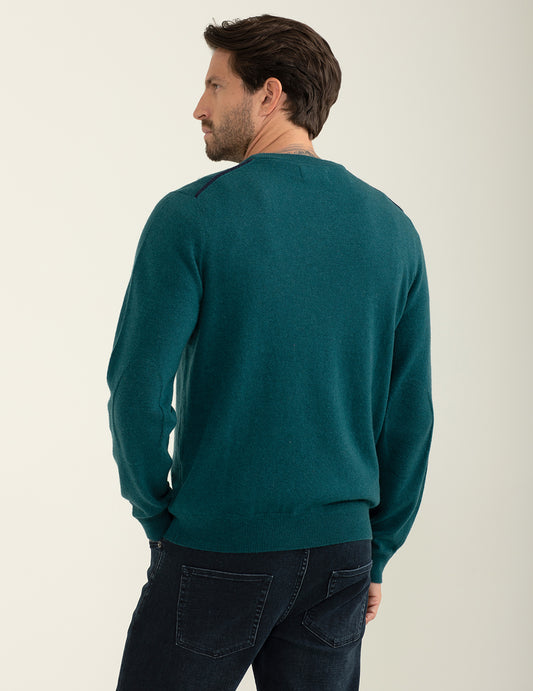 Maglia girocollo a maniche lunghe - back - 002