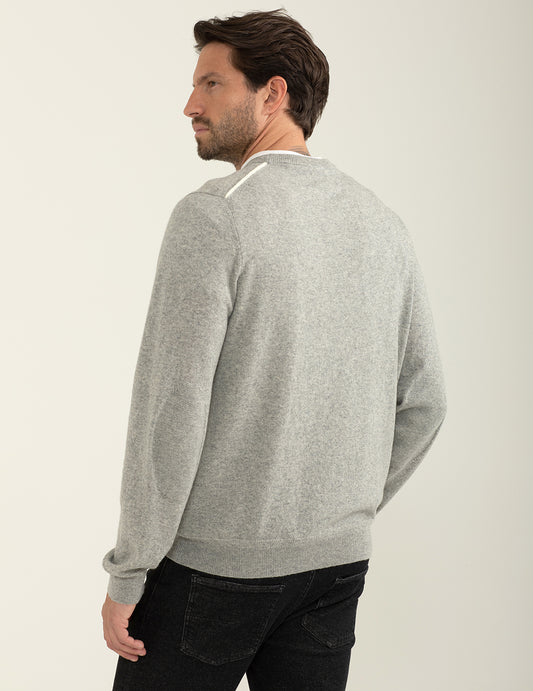 Maglia girocollo a maniche lunghe - back - 002