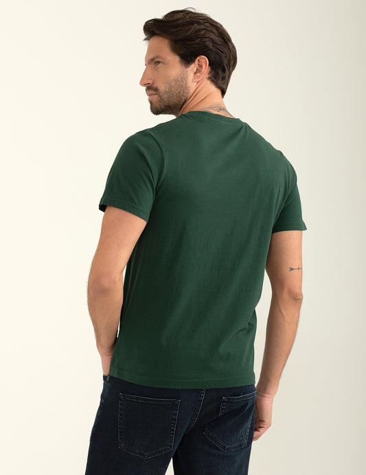 T-shirt girocollo a manica corta - back - 002