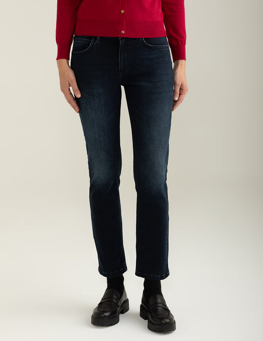 Pantalone in denim stretch donna blue black fw24w07pd cc-a1202