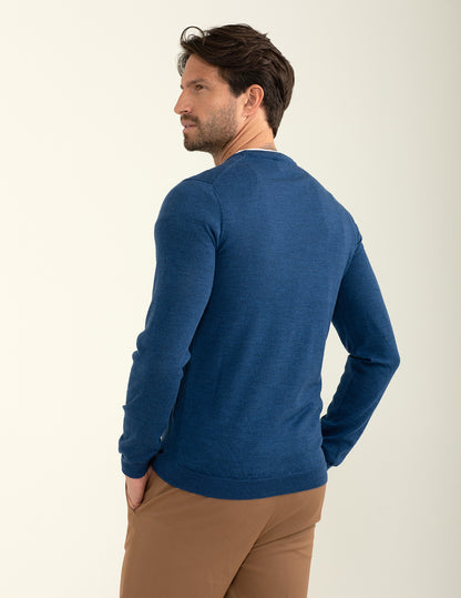 Maglia girocollo a maniche lunghe