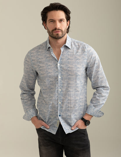 Voile Shirt Printed Allover