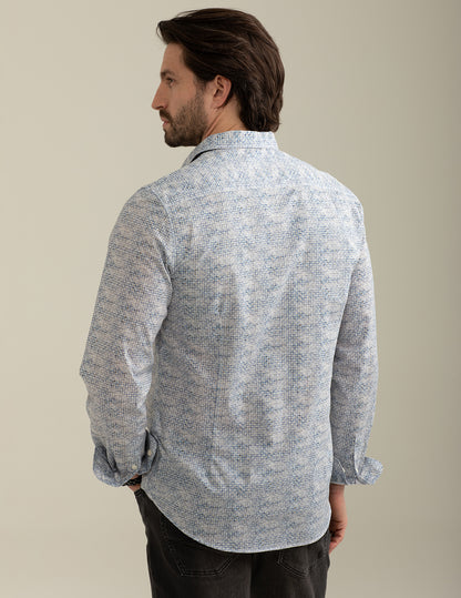 Voile Shirt Printed Allover
