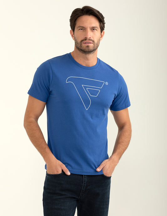 T-shirt girocollo a manica corta uomo sky fm24w01tg cc-a0705