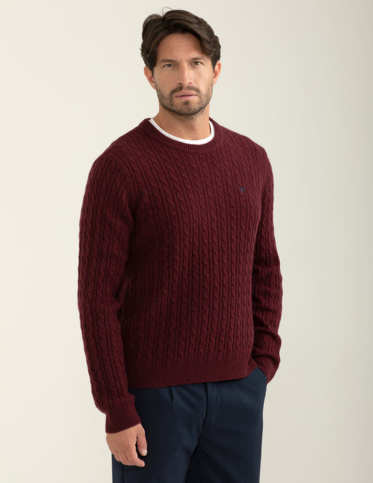 Maglia girocollo a maniche lunghe uomo must fm24w33mg cc-a0306