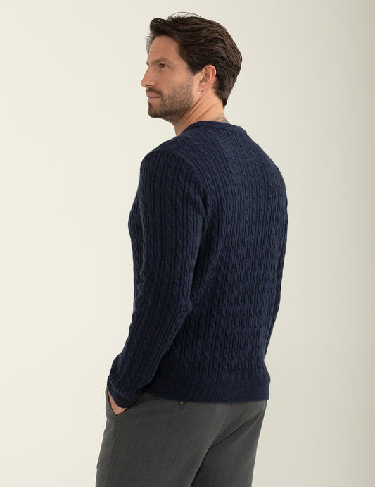 Maglia girocollo a maniche lunghe - back - 002