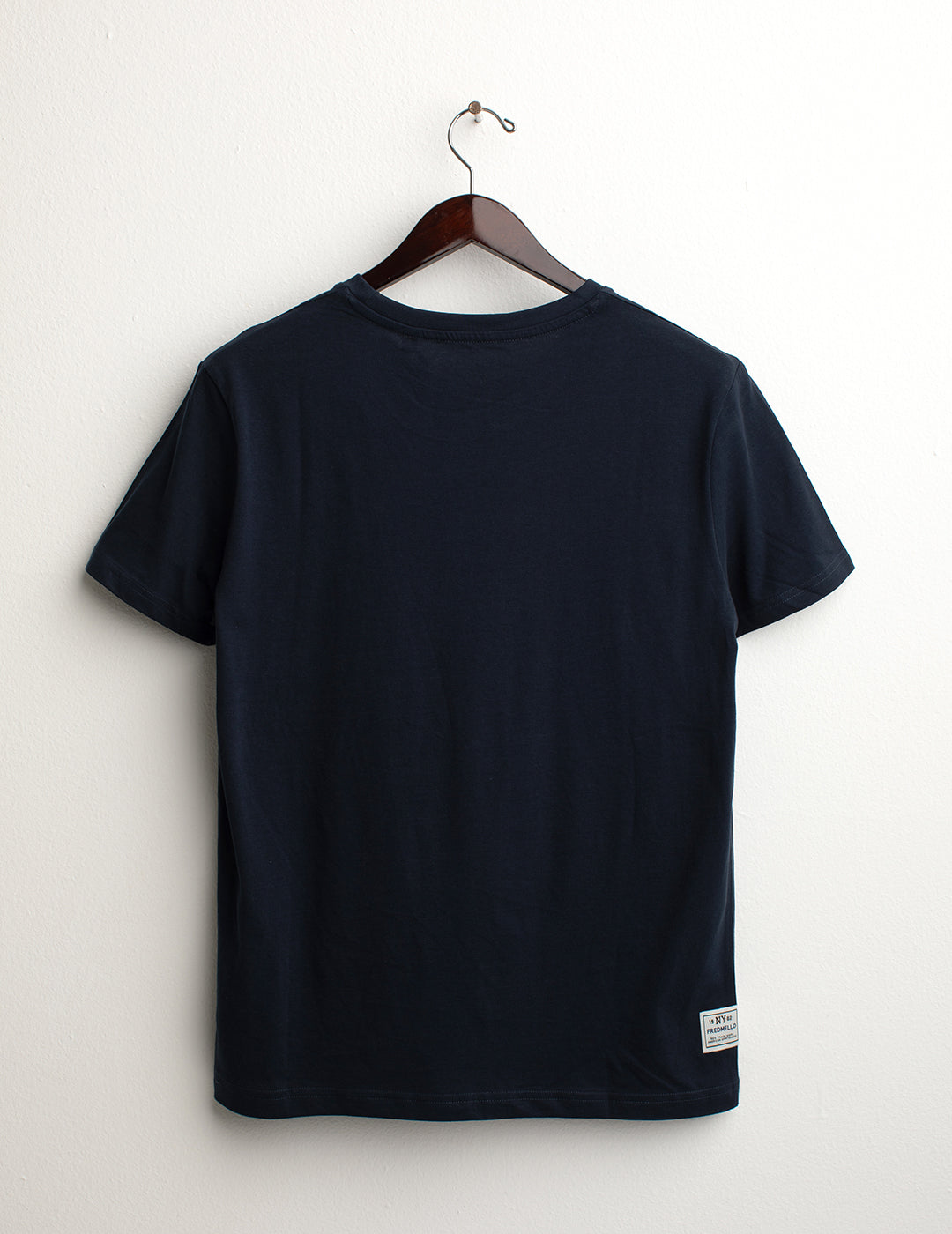 T-shirt girocollo a manica corta uomo blue fm24w01tg cc-a0601 T-shirt girocollo a manica corta