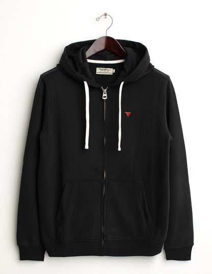 Felpa full-zip con cappuccio "ESSENTIAL"