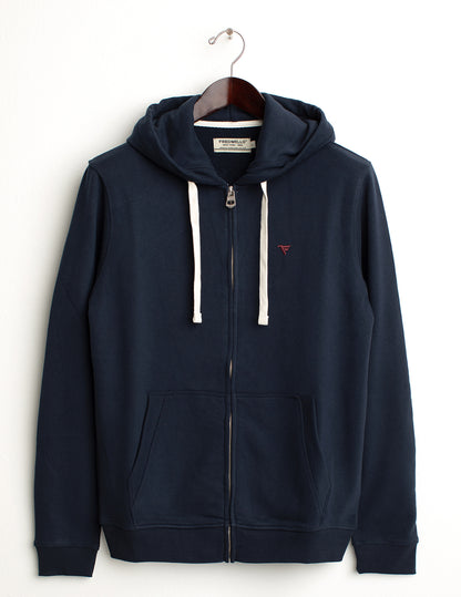 Felpa full-zip con cappuccio "ESSENTIAL"