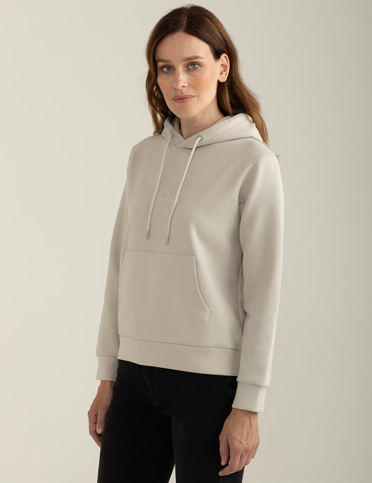 Felpa in interlock con cappuccio - back - 002