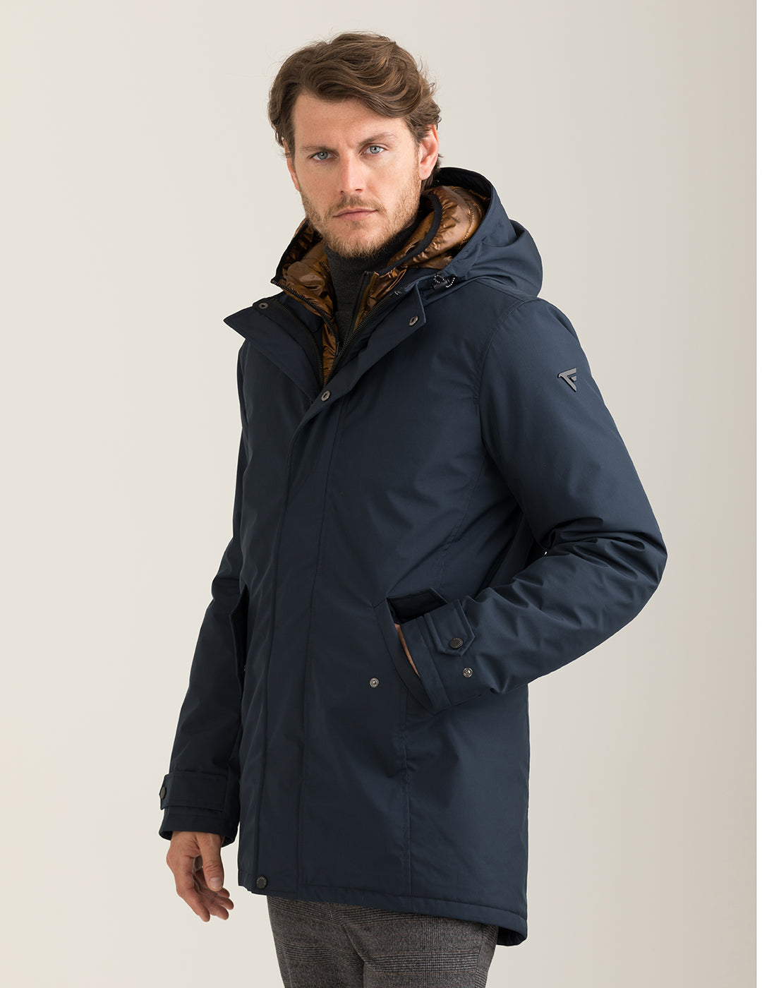 Parka 3 in 1 versatile uomo blue fm24w04ku cc-a0601 Parka 3 in 1 versatile