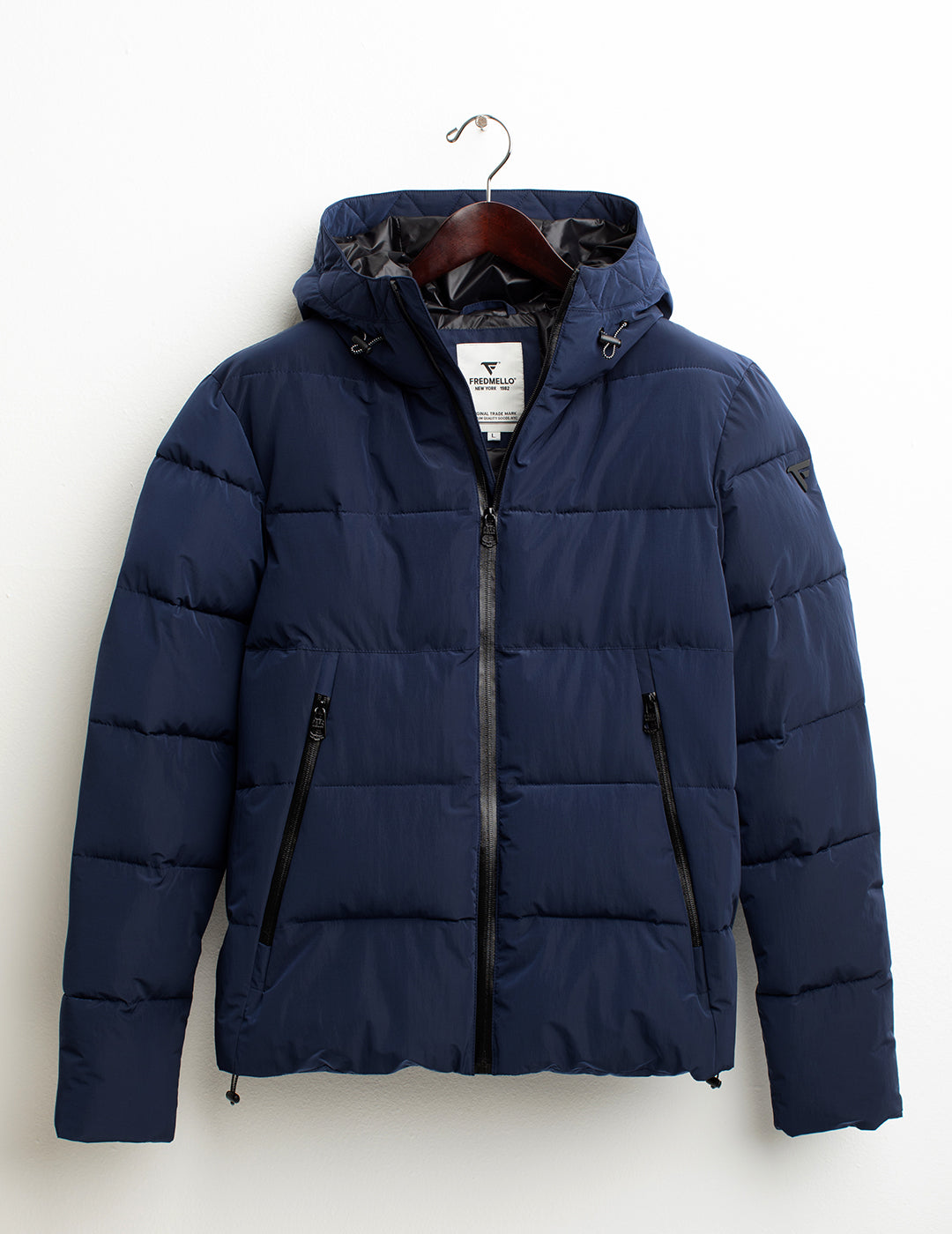 Piumino cangiante con cappuccio uomo blue fm24w17kd cc-a0601 Piumino cangiante con cappuccio
