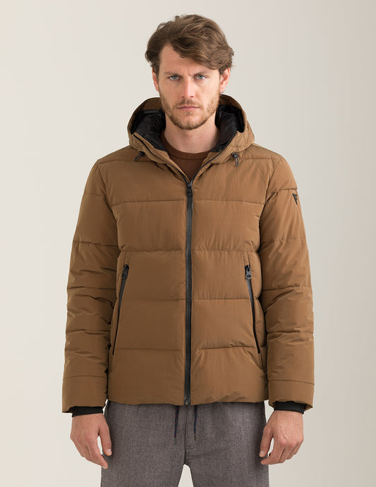 Piumino cangiante con cappuccio uomo cortez fm24w17kd cc-a0104