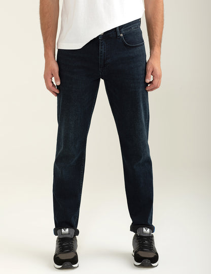 Pantalone in denim leggermente elasticizzato