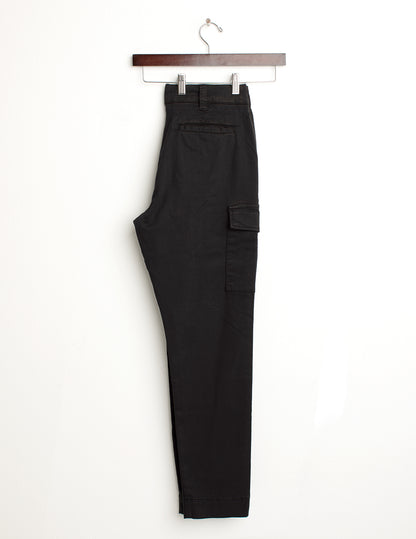 Stretch gabardine pocketed pants