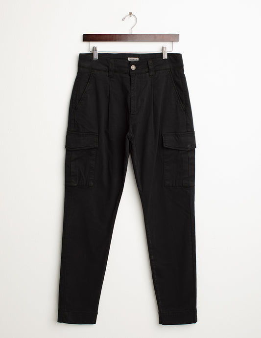 Pantalone in gabardina stretch donna black fw24w10pu cc-a0951