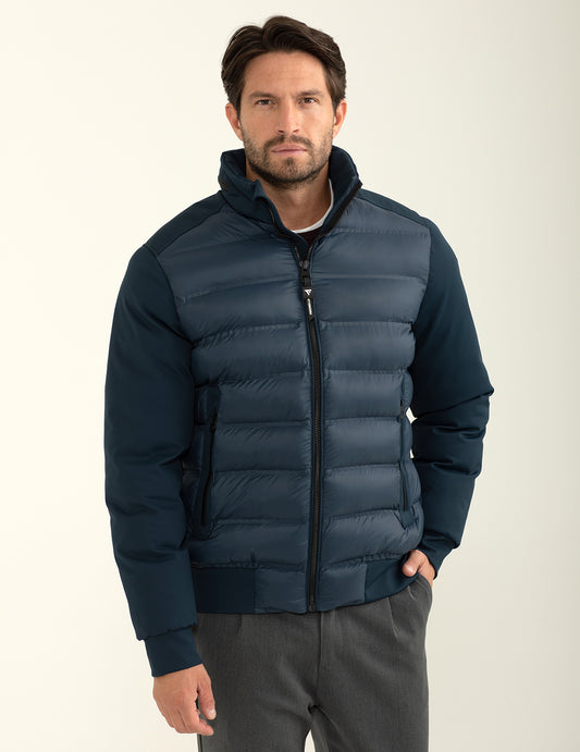 Giubbotto in soft-shell uomo blue fm24w05kd cc-a0601