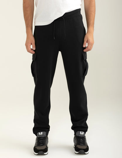 Pantalone tasconato in interlock