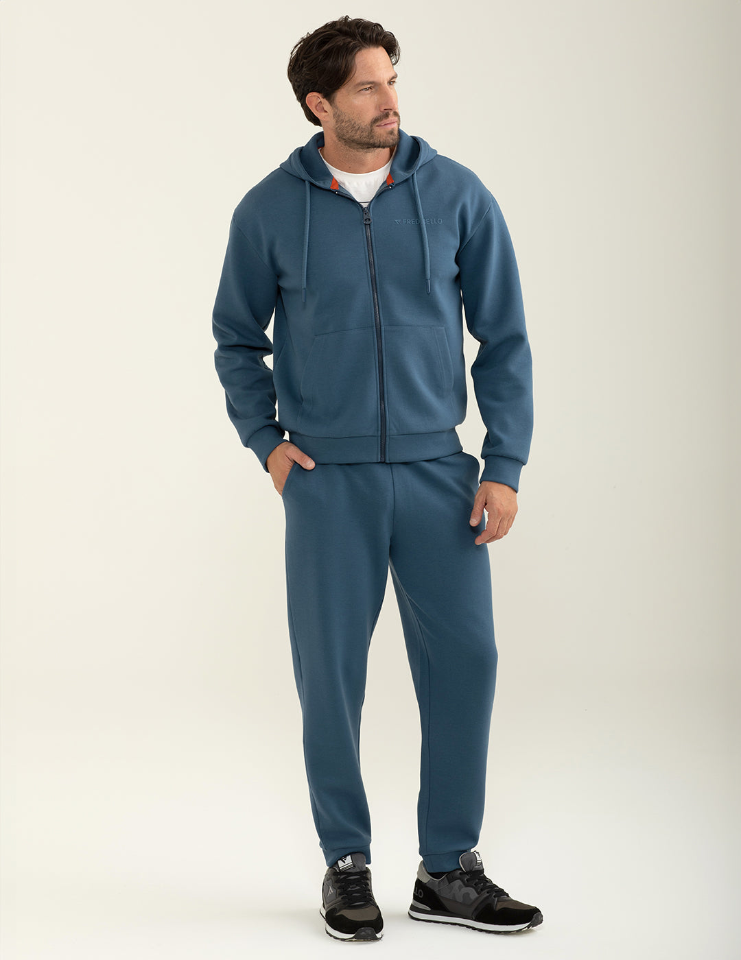 Pantalone in interlock uomo avio fm24w05pf cc-a0602 Pantalone in interlock