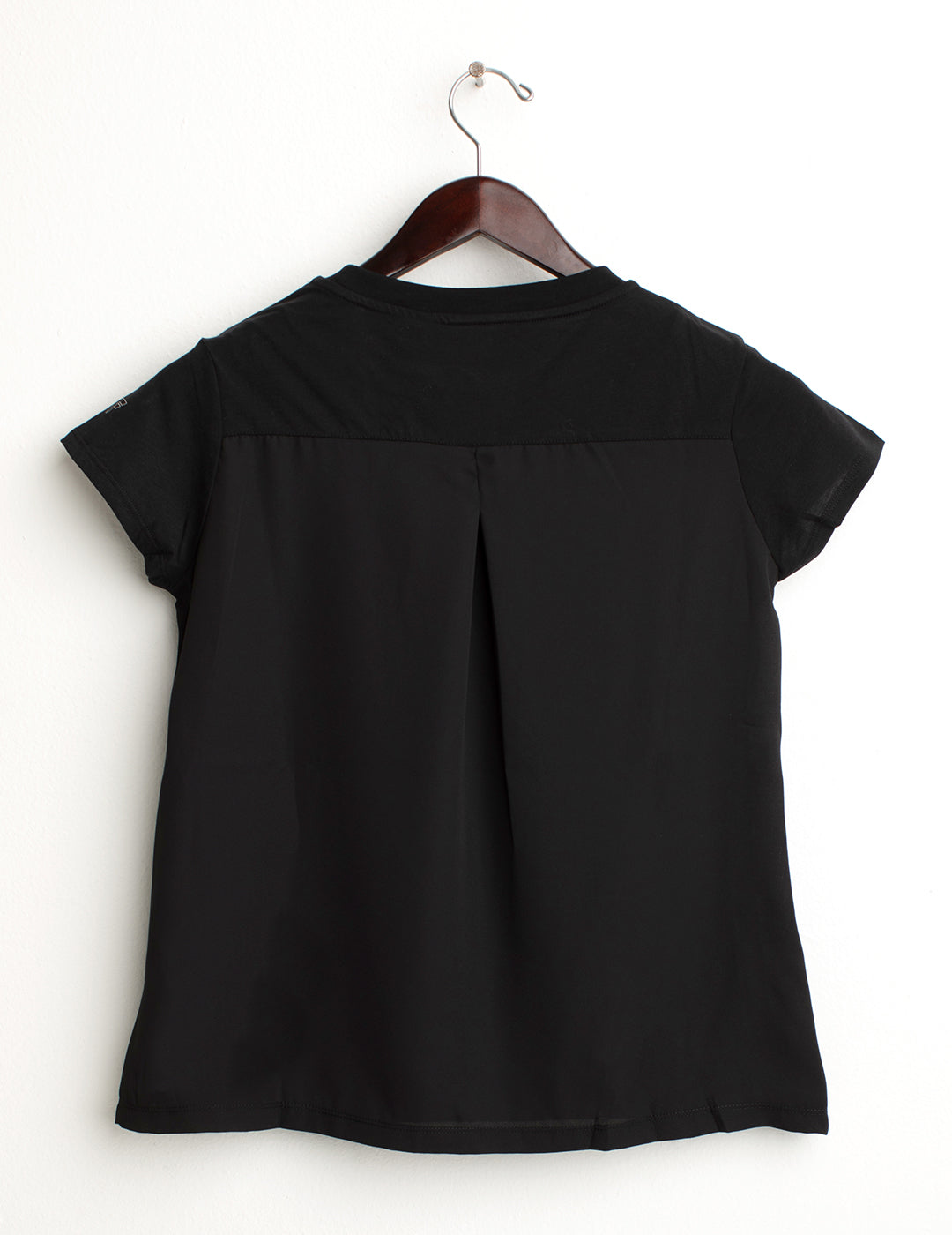 T-shirt a maniche corte girocollo in jersey donna black fw24w12tg cc-a0951 T-shirt a maniche corte girocollo in jersey