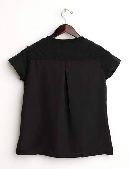 T-shirt a maniche corte girocollo in jersey