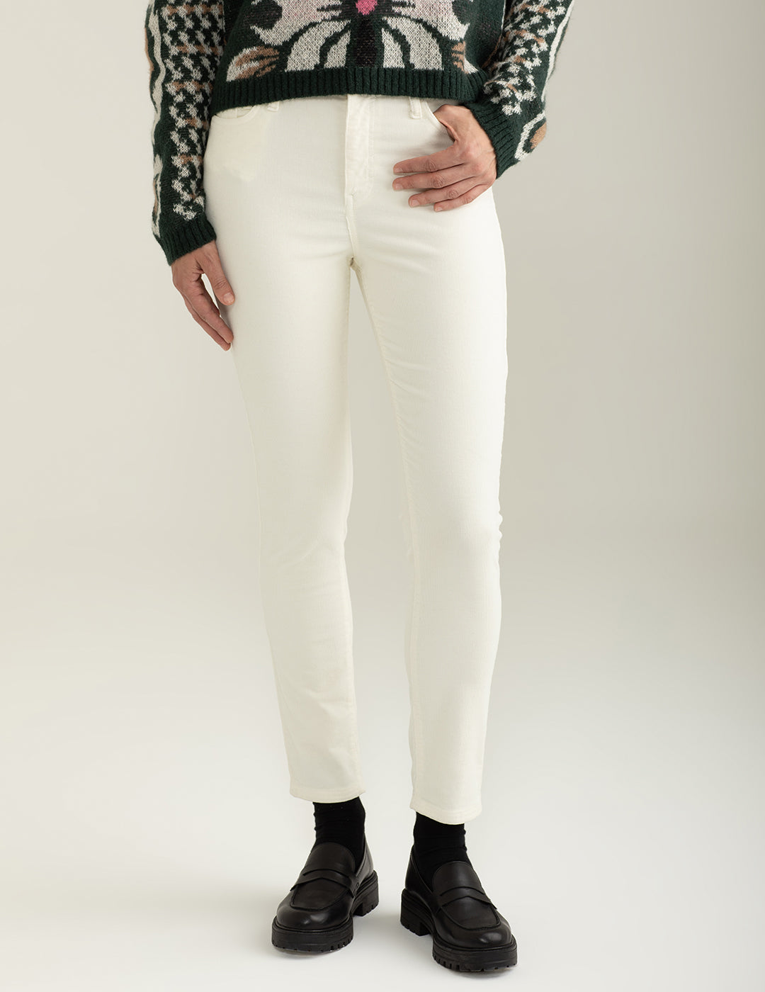 Stretch velvet pants woman off white fw24w14pu cc-a0002 Stretch velvet pants