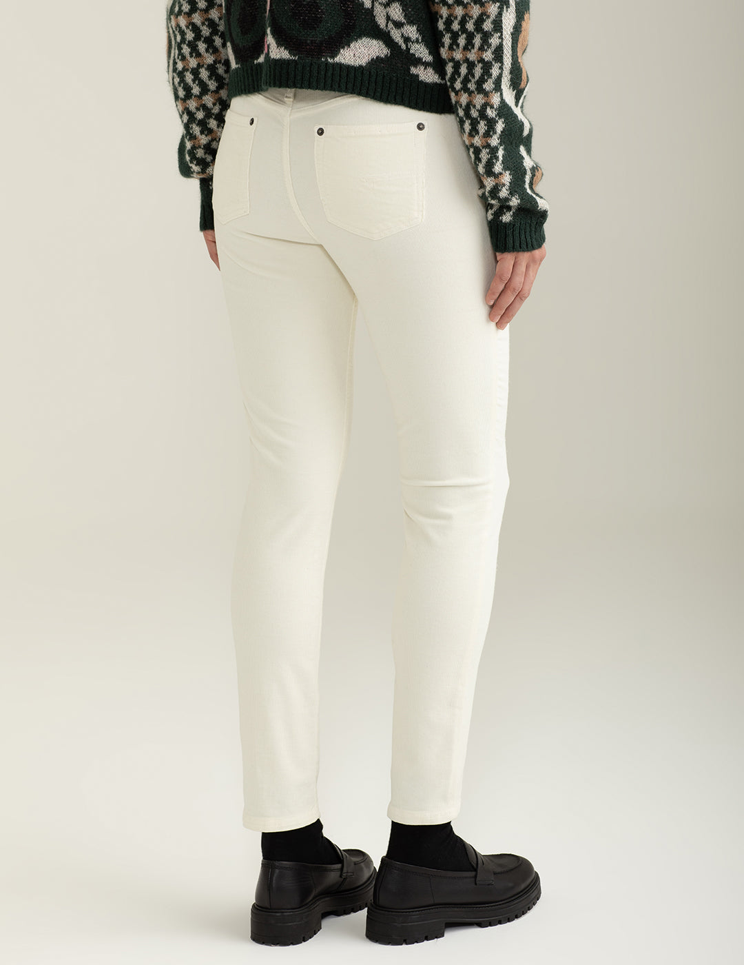Stretch velvet pants woman off white fw24w14pu cc-a0002 Stretch velvet pants