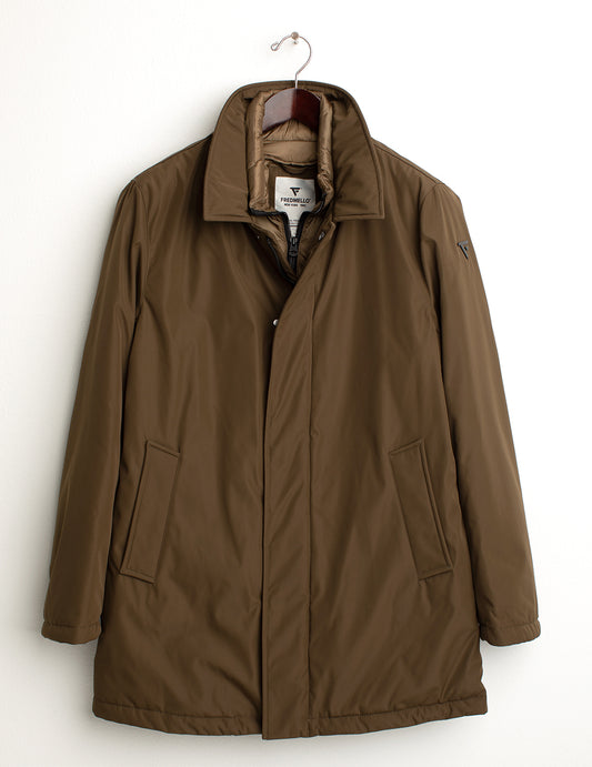 Giubbotto con chiusura a zip bidirezionale uomo wood fm24w07ku cc-a0812