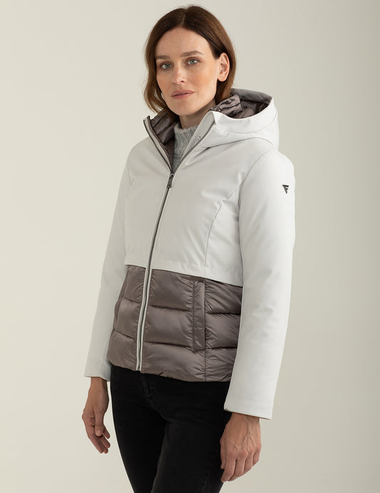 Giubbotto in soft-shell con cappuccio - back - 002