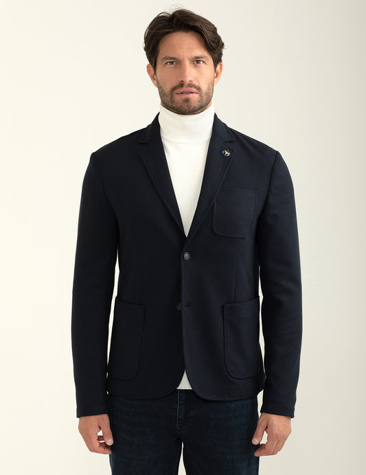 Giacca monopetto decostruita - back - 002