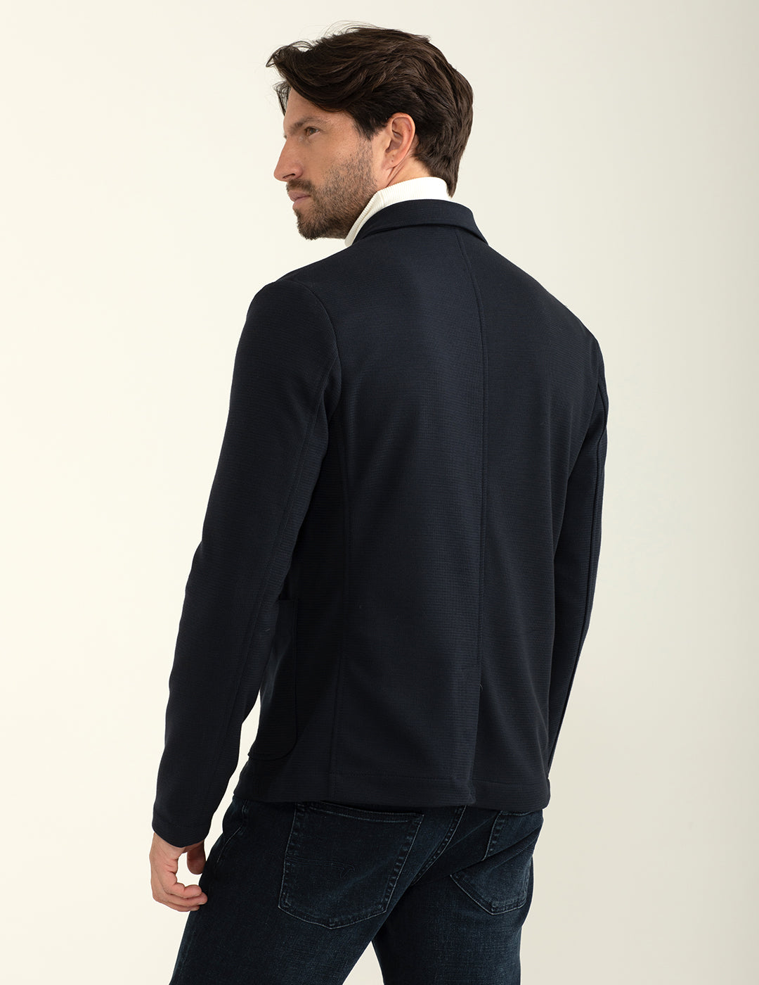Giacca monopetto decostruita uomo blue fm24w08bu cc-a0601 Giacca monopetto decostruita
