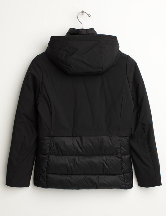 Giubbotto in soft-shell con cappuccio - back - 002