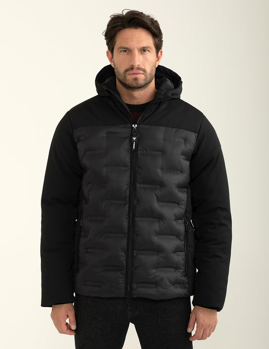 Piumino con cappuccio - back - 002