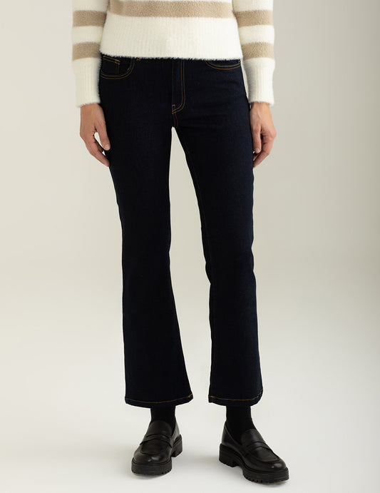Stretch denim pants woman blue black fw24w17pd cc-a1202 Stretch denim pants