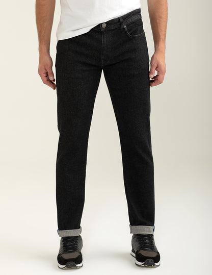 Pantalone in denim leggermente elasticizzato
