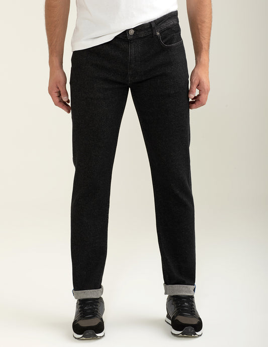 Pantalone in denim leggermente elasticizzato uomo black fm24w20pd cc-a0951
