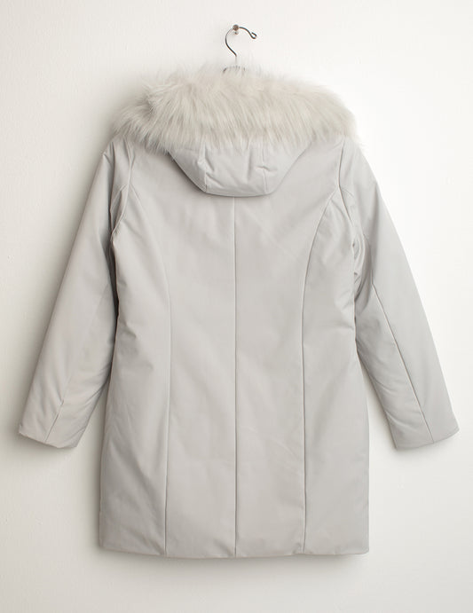Giubbotto in soft-shell con cappuccio - back - 002