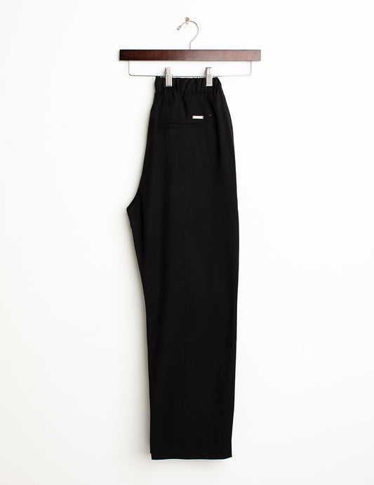 Pantalone in tessuto diagonale - back - 002