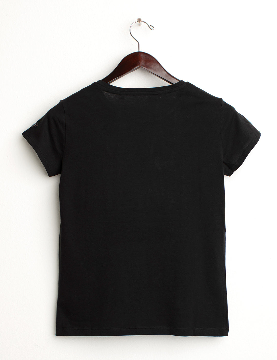 T-shirt girocollo a manica corta donna black fw24w06tg cc-a0951 T-shirt girocollo a manica corta