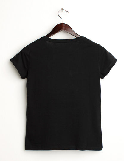 T-shirt girocollo a manica corta