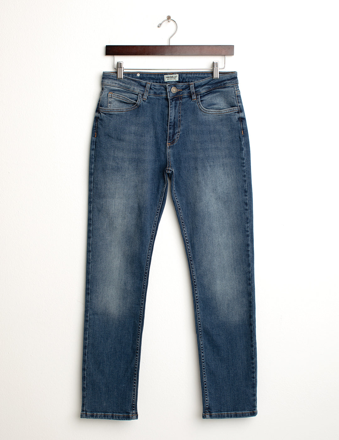 Pantalone in denim stretch donna blue fw24w07pd cc-a0601 Pantalone in denim stretch