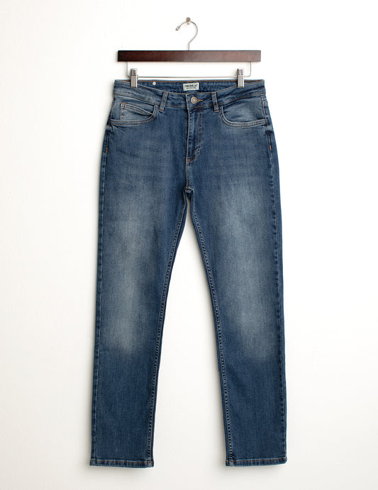 Pantalone in denim stretch donna blue fw24w07pd cc-a0601