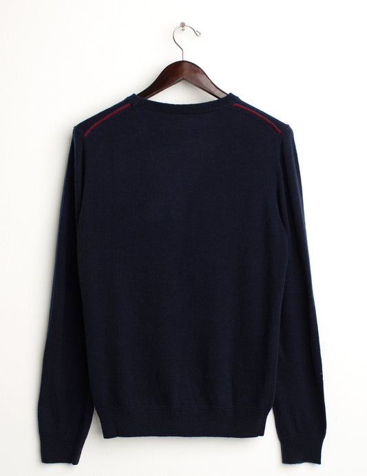 Maglia girocollo a maniche lunghe - back - 002