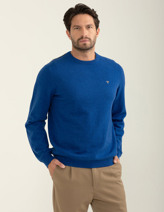 Maglia girocollo a maniche lunghe uomo bluette fm24w31mg cc-a0606