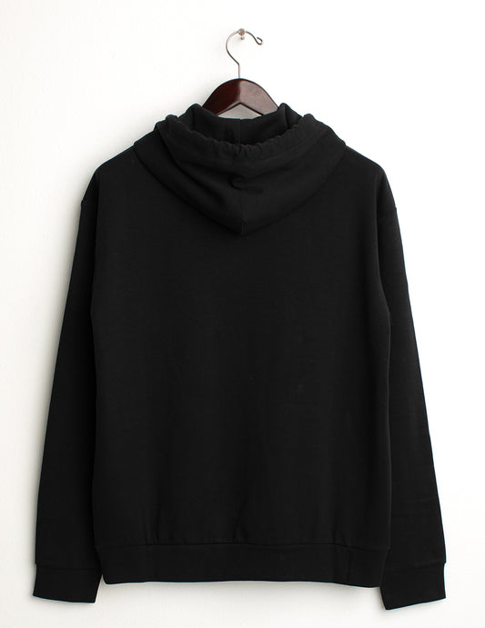 Felpa in interlock con cappuccio - back - 002