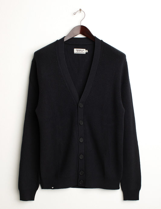 Cardigan a maniche lunghe uomo dark blue fm24w21mk cc-a1201